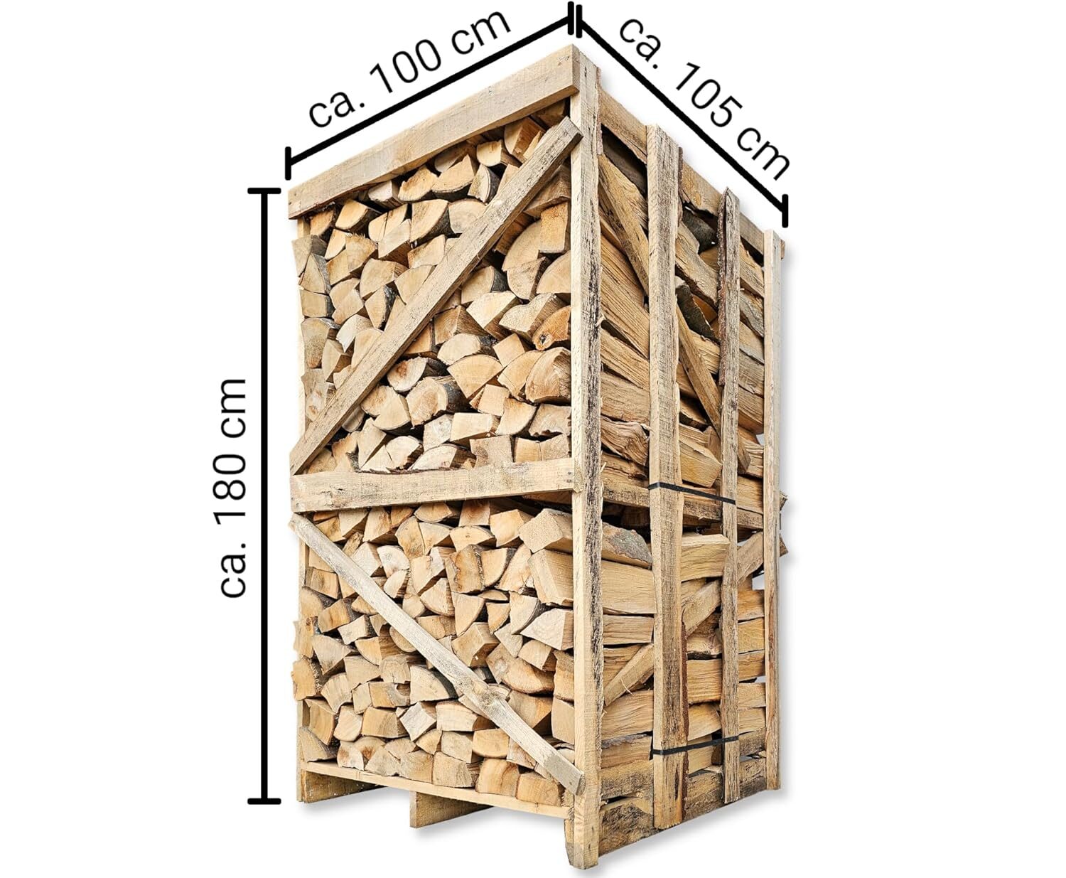 brennholz buche 33cm – 1,8 rm box luftgetrocknet, ofenfertig